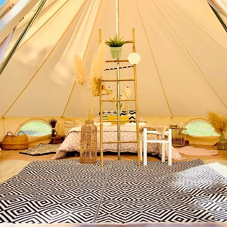 캠프장 Glamping La Belle Etoile - Nuit Insolite -toilette Seche Monts-sur-Guesnes