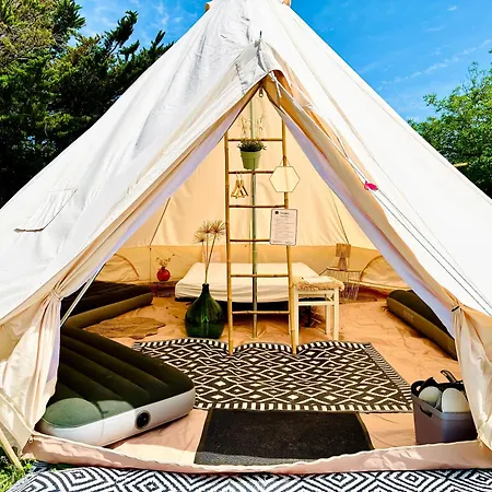 キャンプ場 Glamping La Belle Etoile - Nuit Insolite -toilette Seche Monts-sur-Guesnes